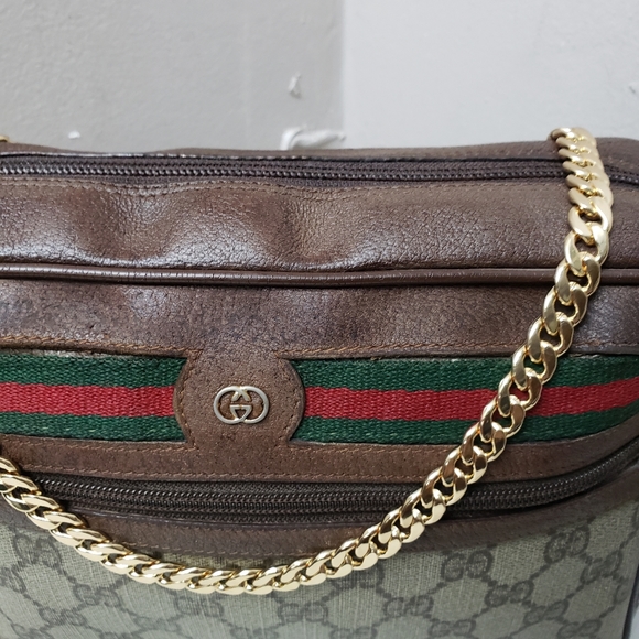Authentic Gucci vintage web sherry line crossbody - Picture 6 of 14